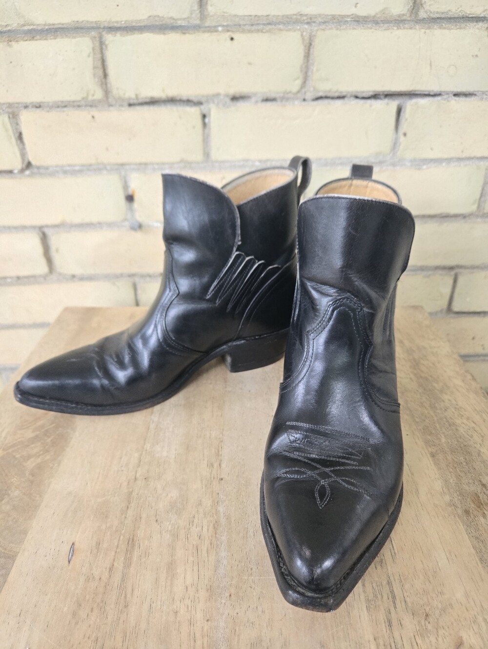 Boulet Western Ankle Boots - Picture 8 of 8